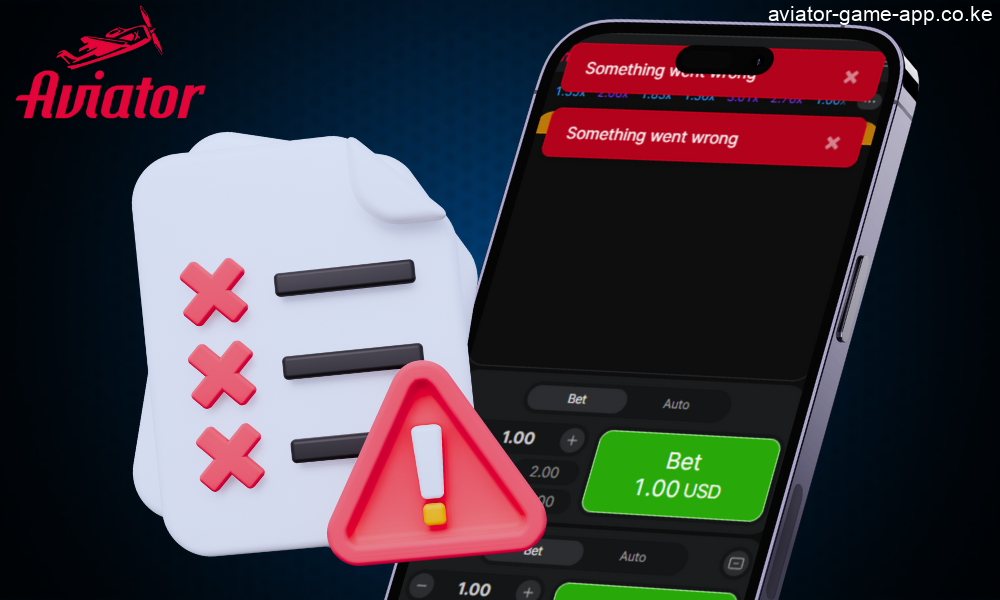 Some reasons why the Aviator app may not work